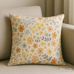 Coussin Fleuri Doux - 40x40 cm